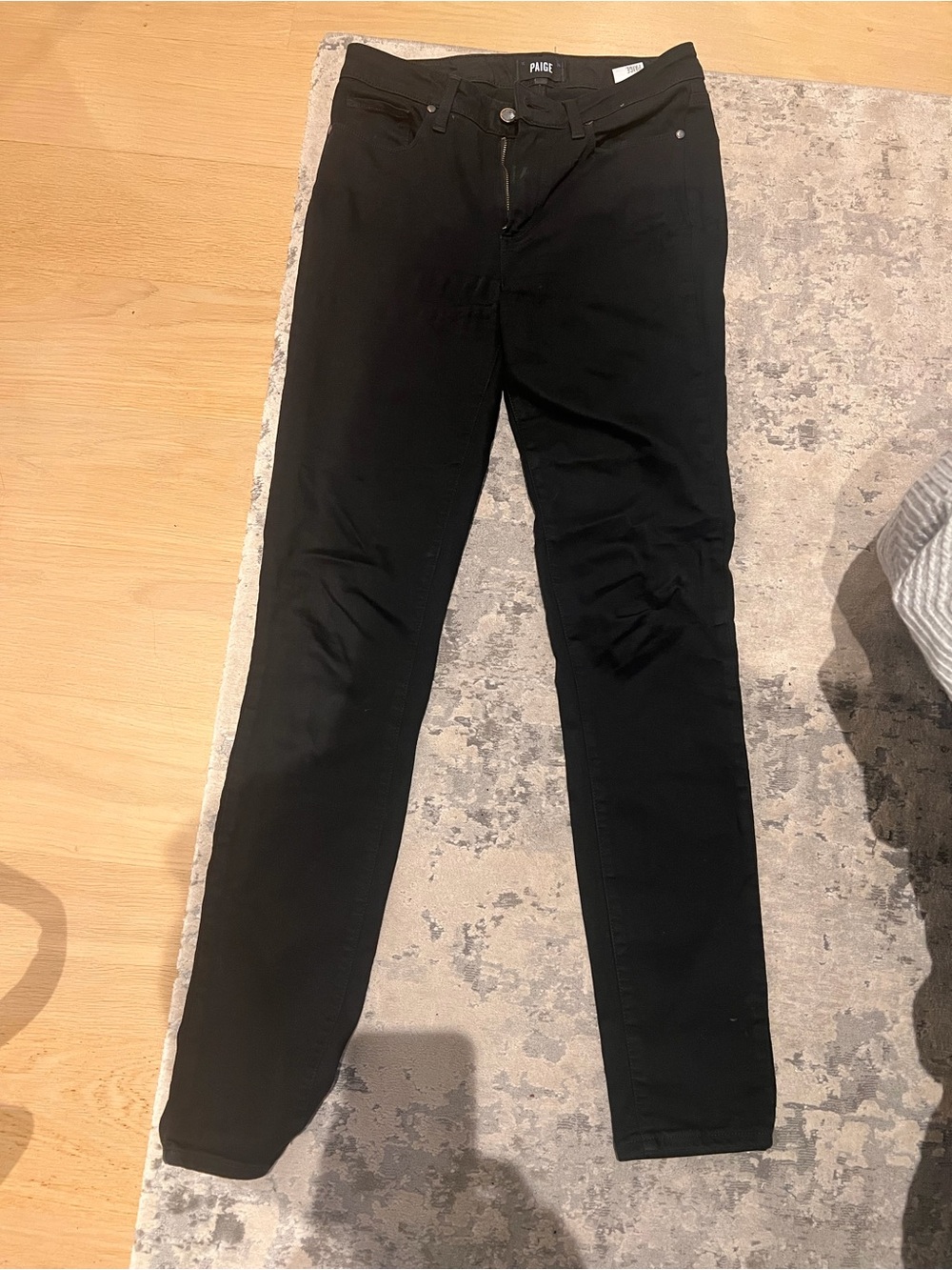 PAIGE Women's Black Skinny Jeans